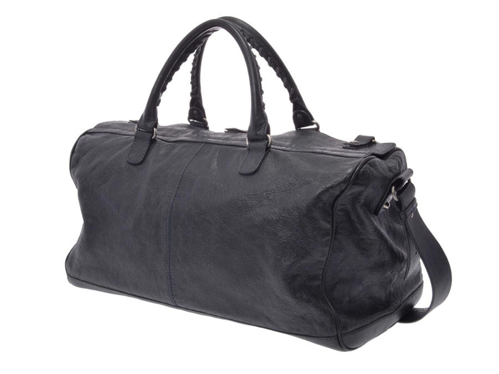 Balenciaga Green Brown bag Khaki Boston lambskin strap Squash